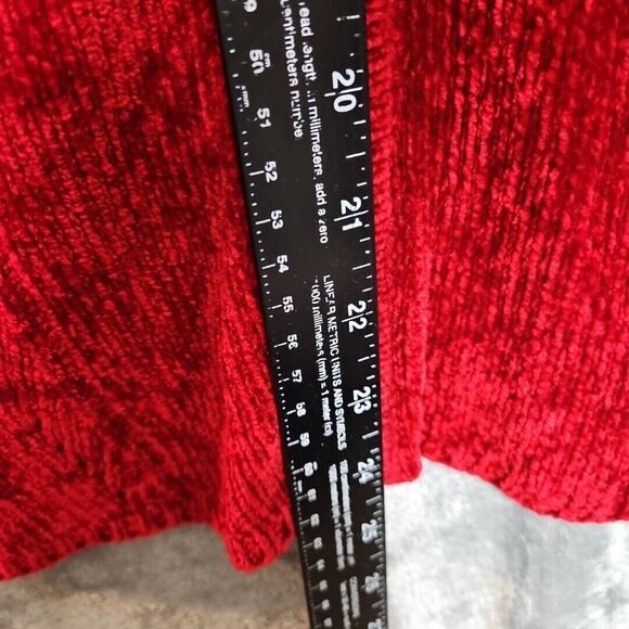 Lucia Burns Vintage Women's Sz Lg Sweater Cardigan Chenille Rayon blend Hong Kon - Picture 4 of 10